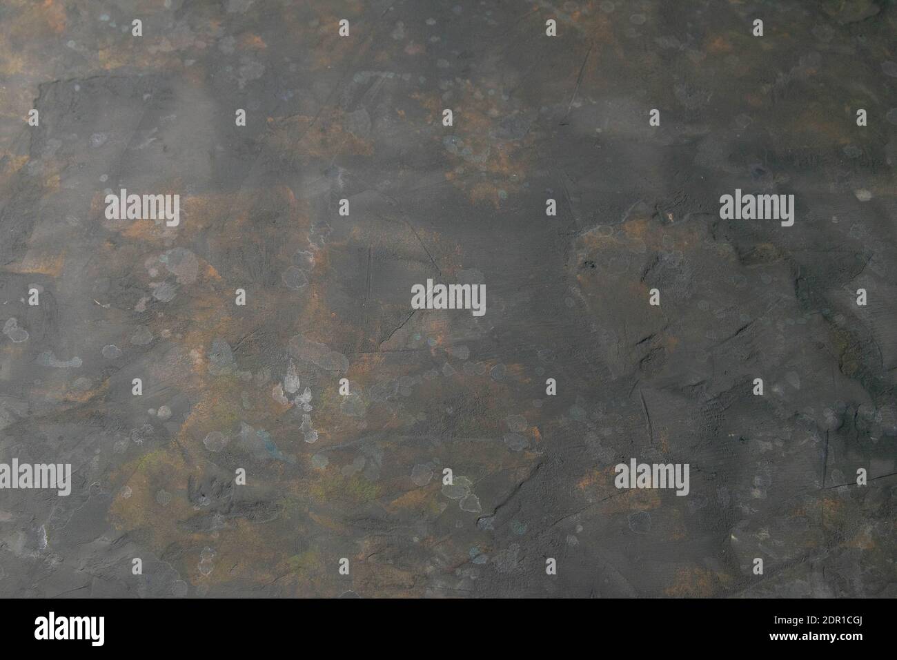 Grey grunge textured wall. Copy space Stock Photo
