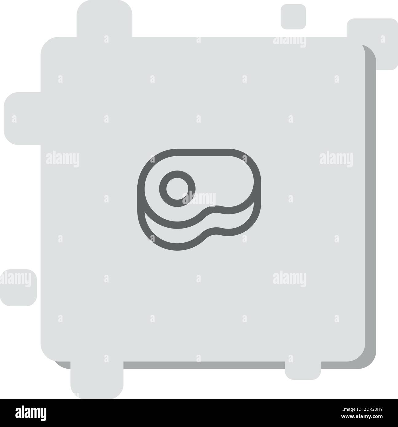 steak vector icon modern simple vector illustration Stock Vector Image ...
