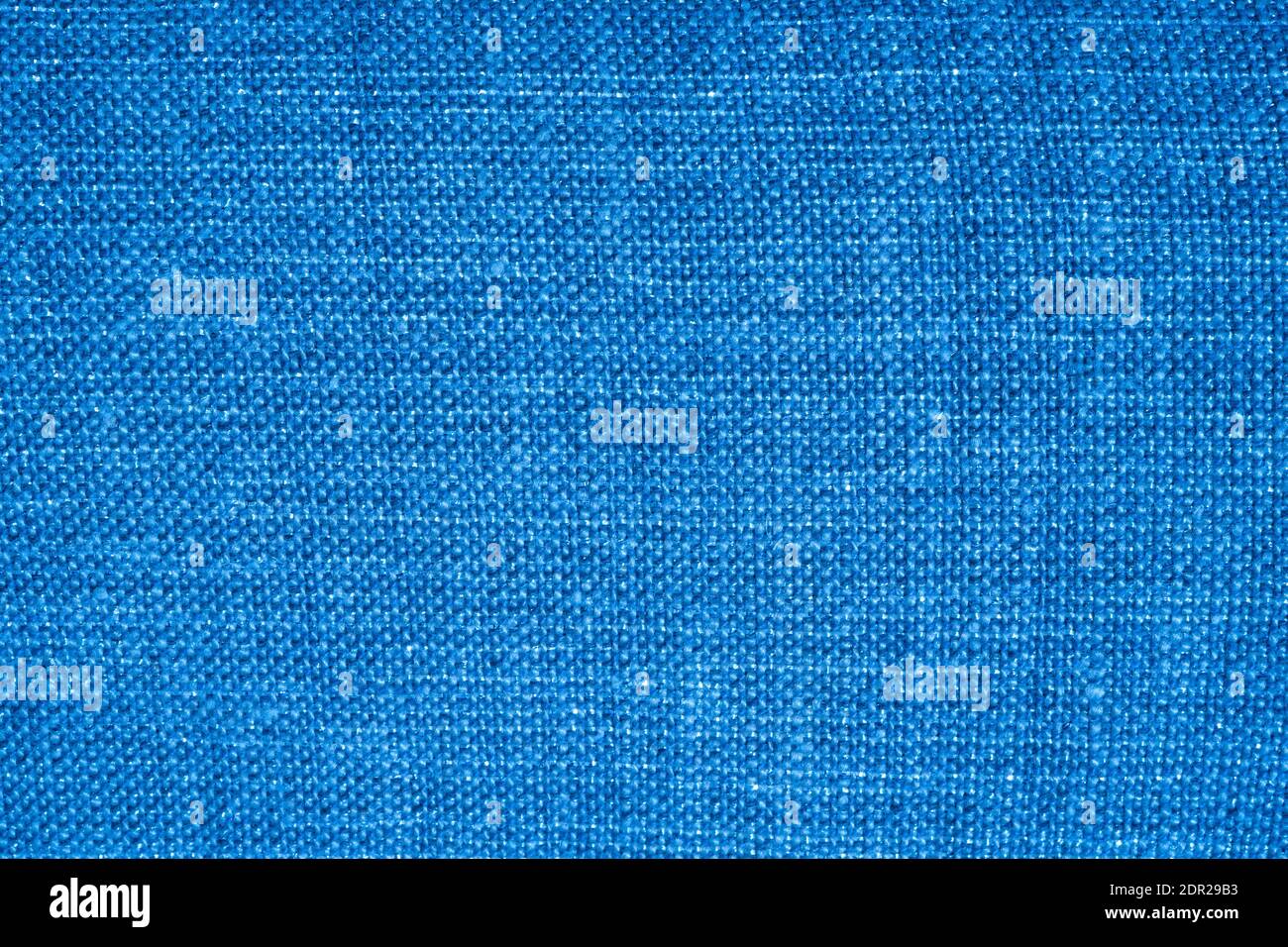 Linen dense fabric pattern of blue color for curtains design or ...