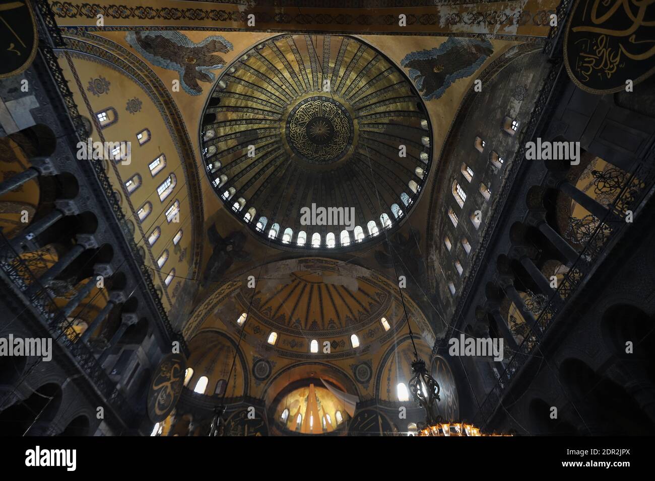 Hagia Sophia Mosque in Sultanahmet, Istanbul City, Turkey Stock Photo ...