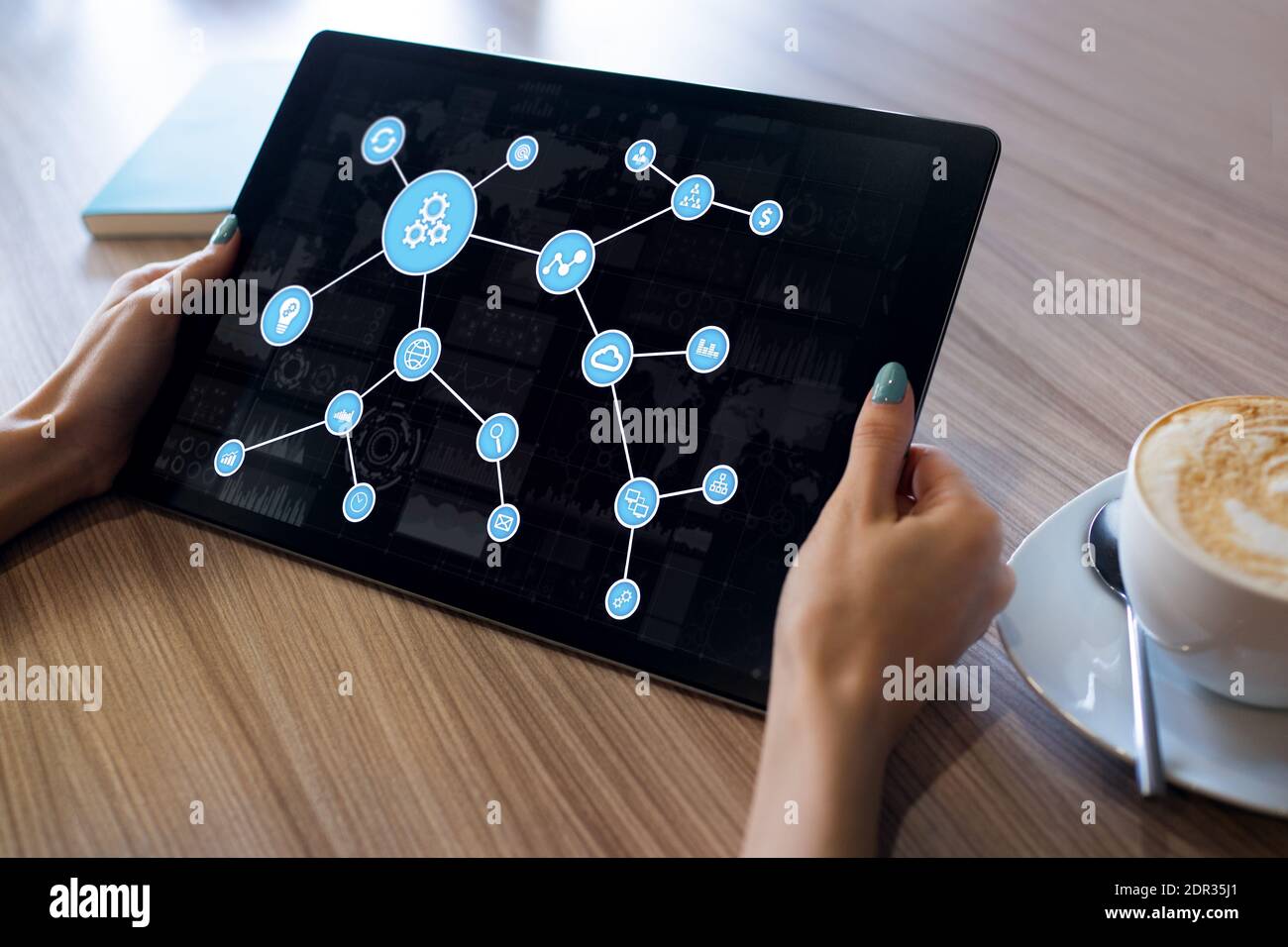 Business and manufacturing process automation. Workflow optimization ...