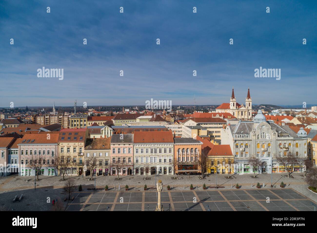 aerial-photo-main-square-of-szombathely-hungary-stock-photo-alamy