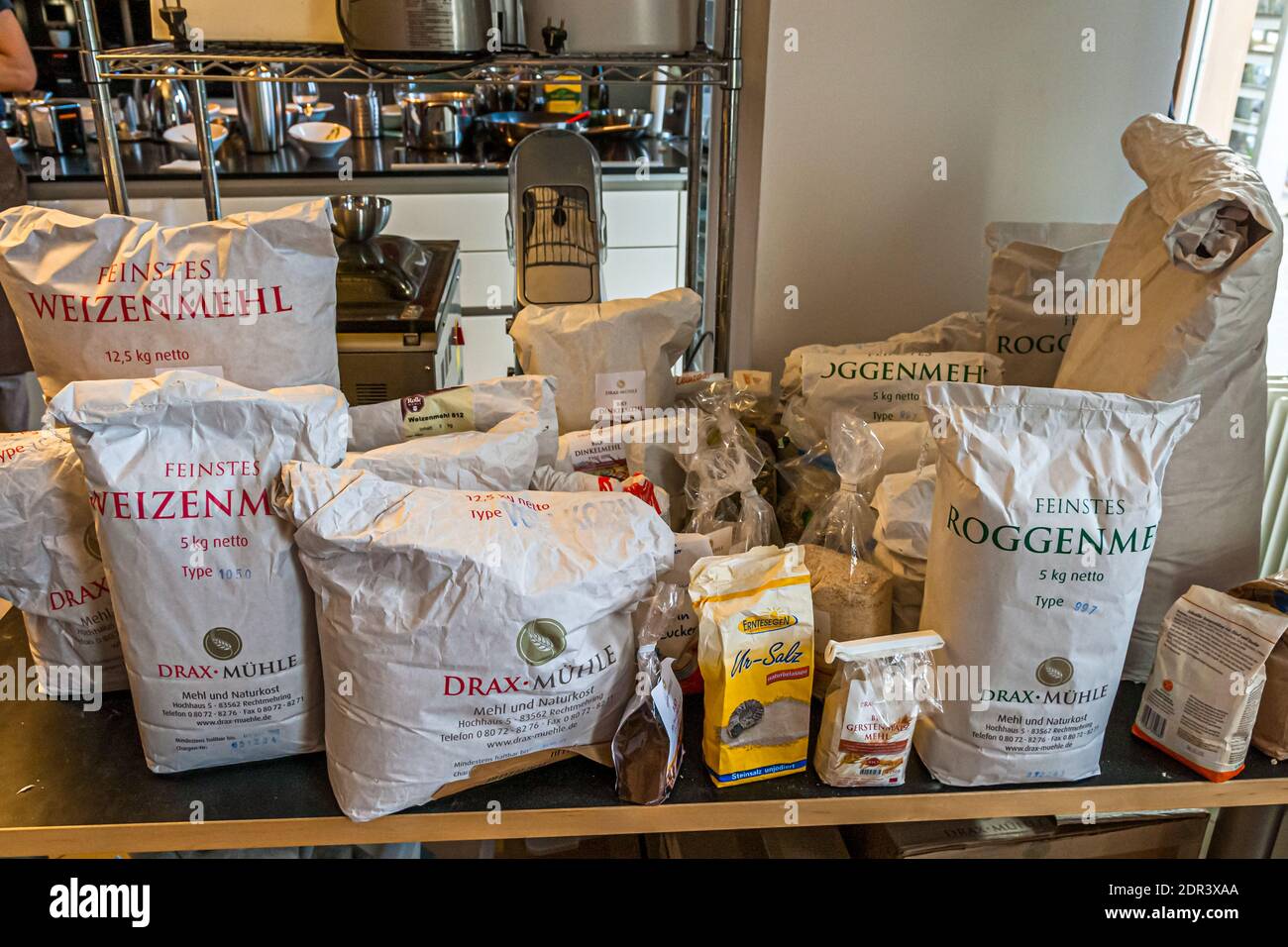 The choice of the right flour is important at Bread Baking