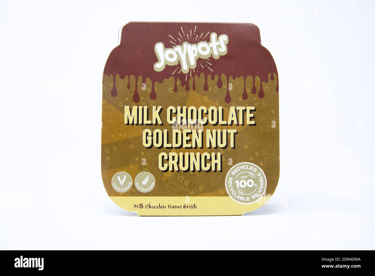 Joypots Milk Chocolate Golden Nut Crunch Stock Photo Alamy