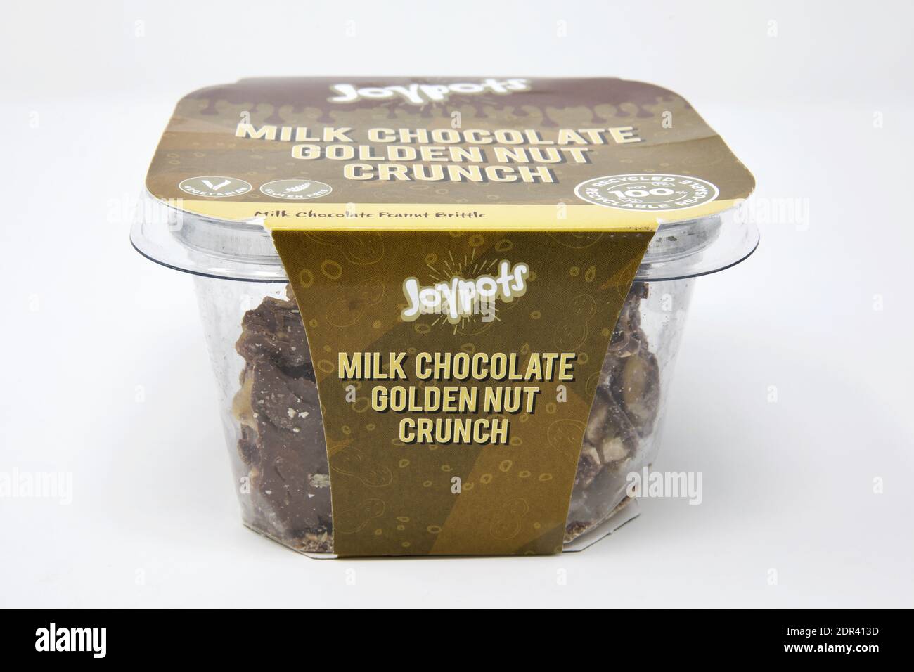 Joypots Milk Chocolate Golden Nut Crunch Stock Photo Alamy