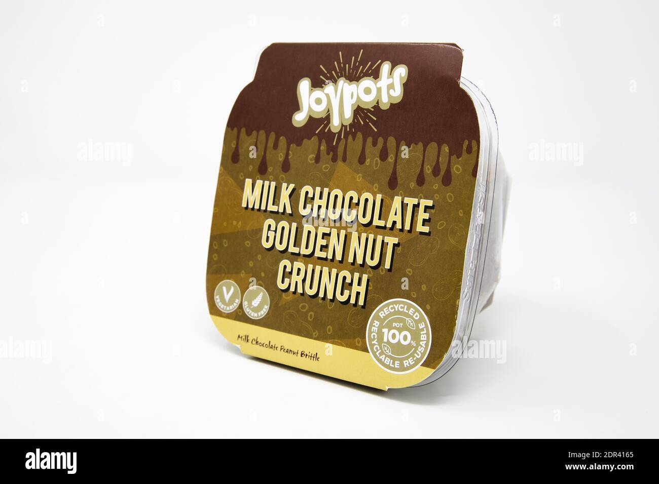 Joypots Milk Chocolate Golden Nut Crunch Stock Photo Alamy