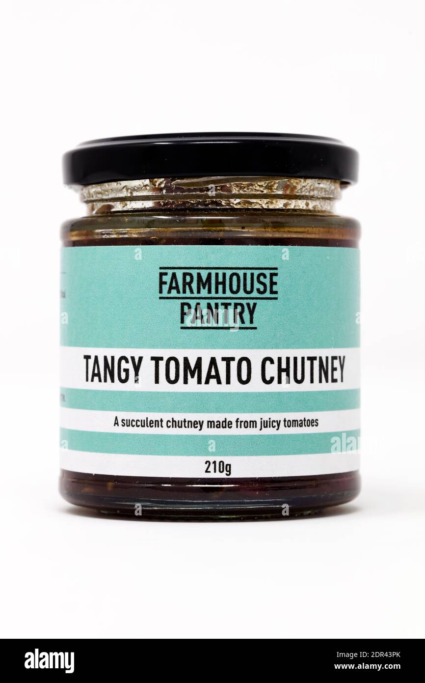 Farmhouse Pantry - Tangy Tomato Chutney Stock Photo