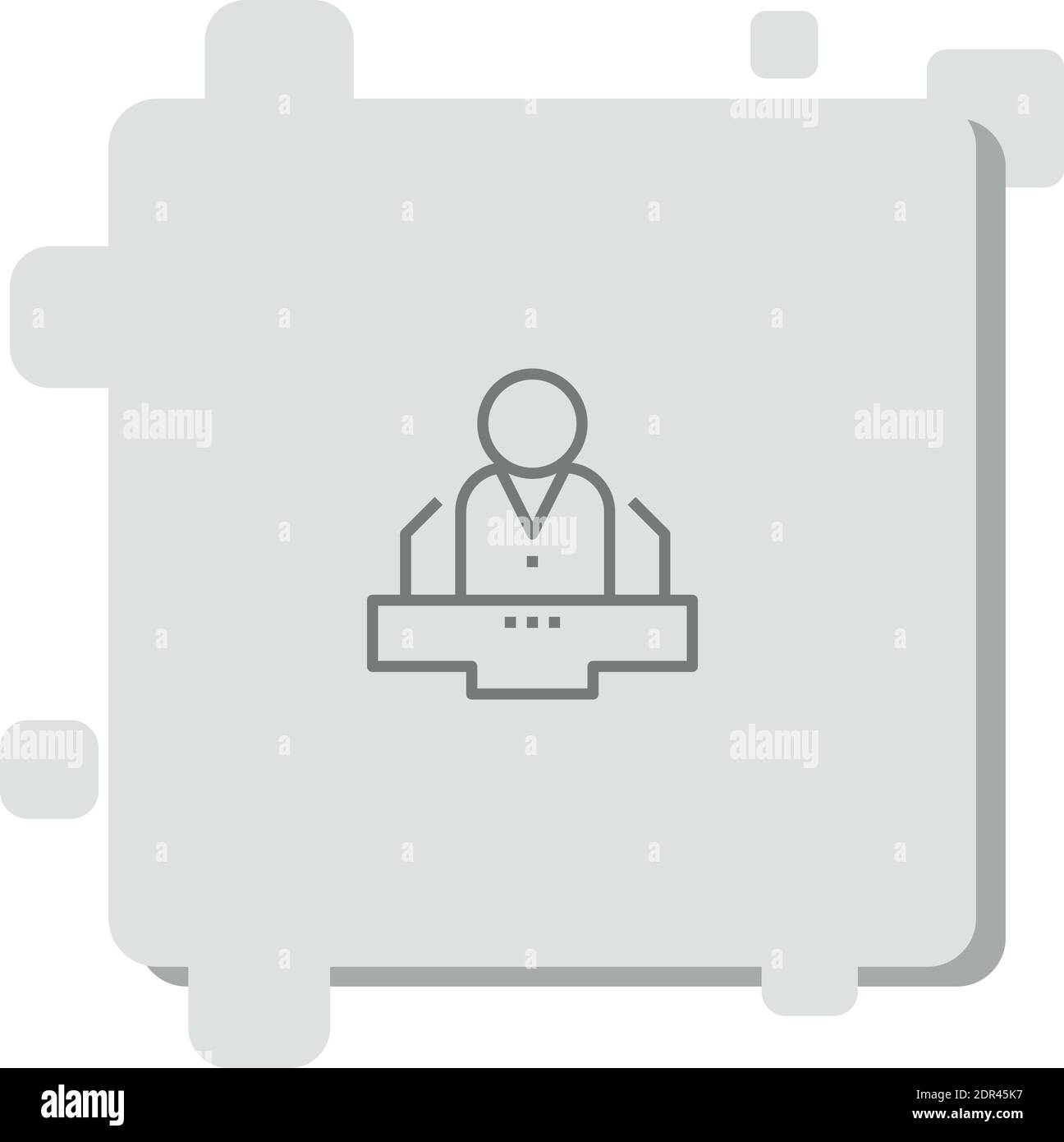 lecture vector icon modern simple vector illustration Stock Vector ...