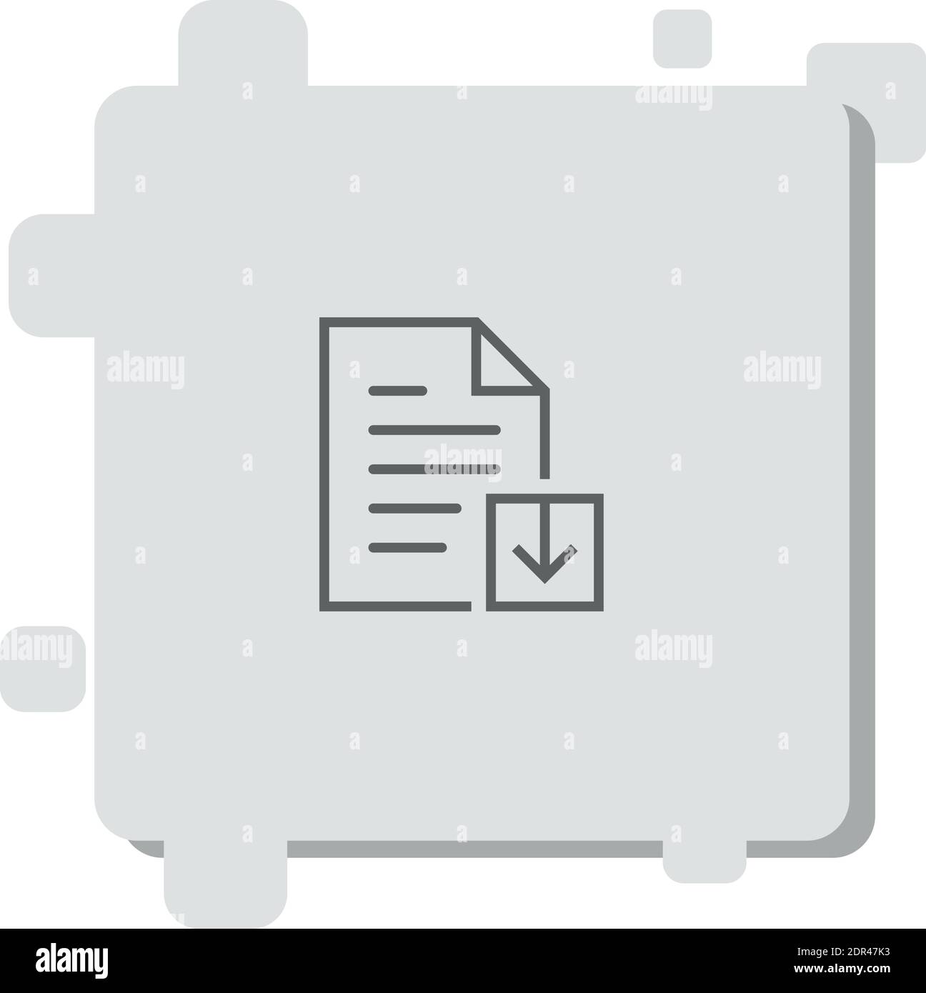 file vector icon modern simple vector illustration Stock Vector Image ...