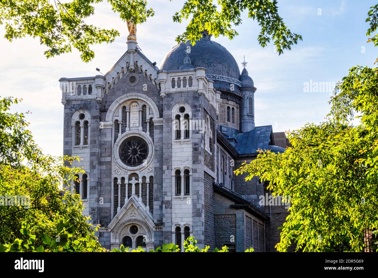 Chapel of Notre-Dame de Lourdes in Saint Catherine street, Montreal, Canada Stock Photo
