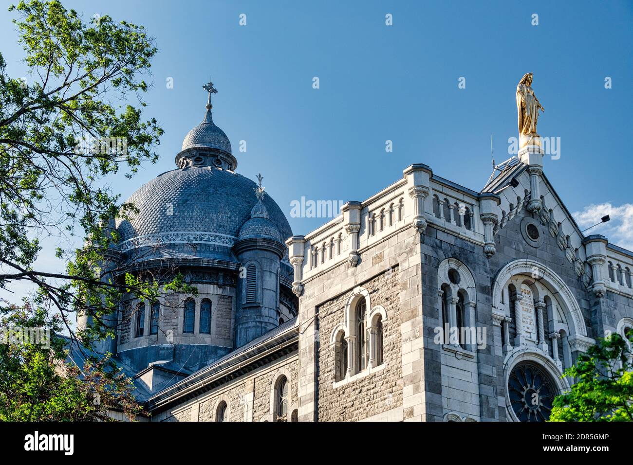 Chapel of Notra-Dame de Lourdes in Saint Catherine street, Montreal, Canada Stock Photo