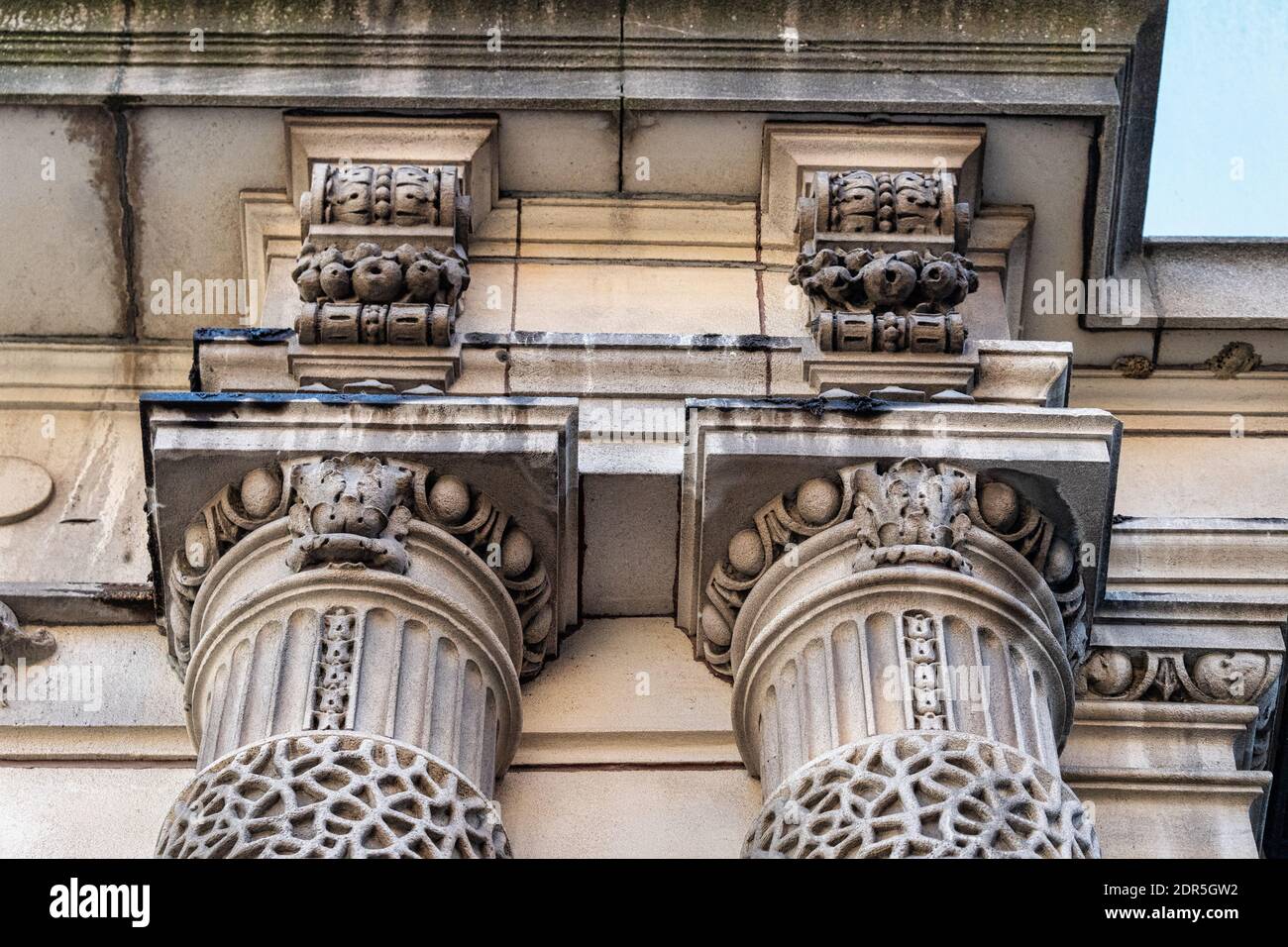 La Patrie building, architecture detail, Montreal, Canada Stock Photo