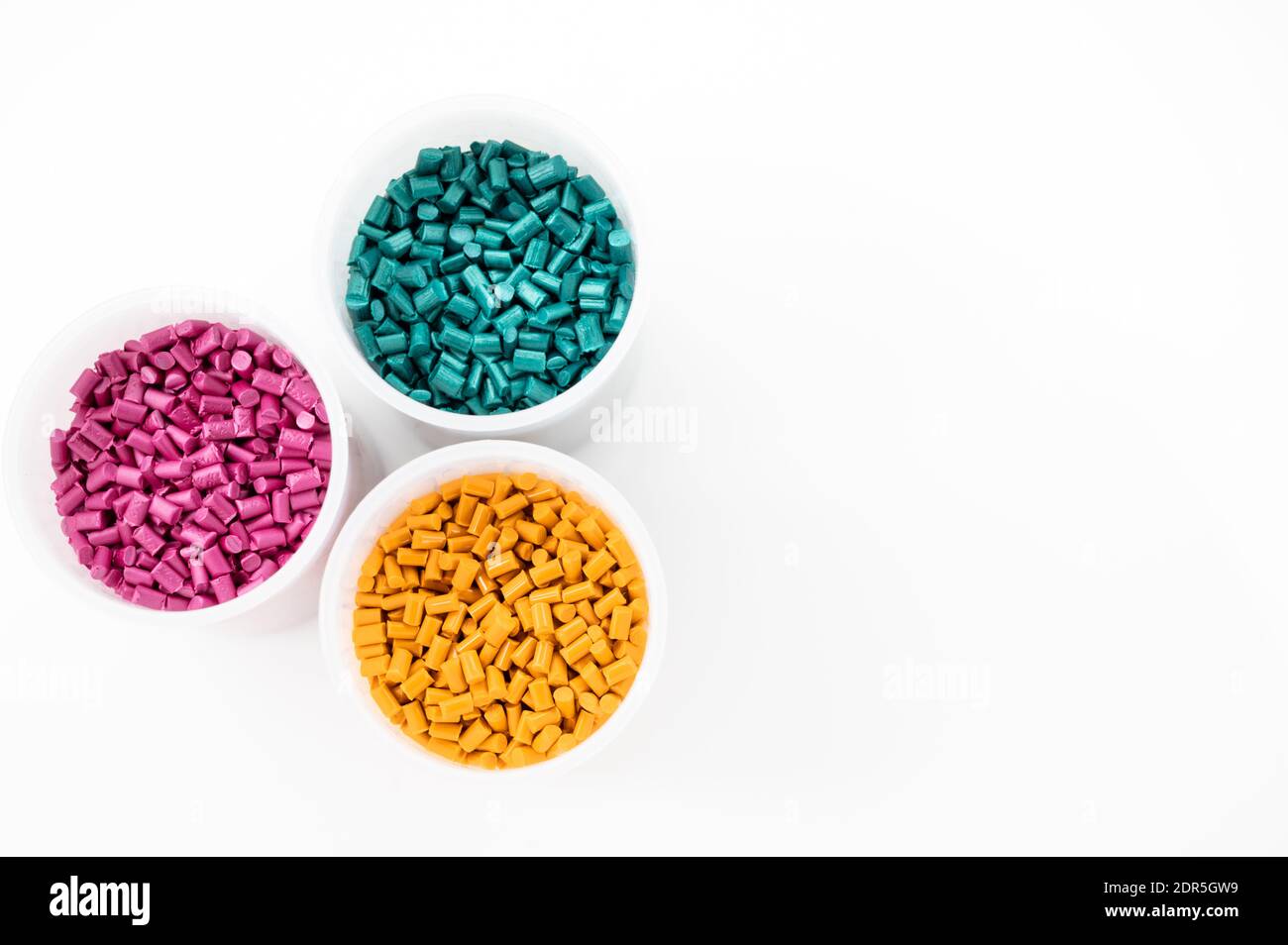 Plastic granules close up for holding,Colorful Plastic granules with