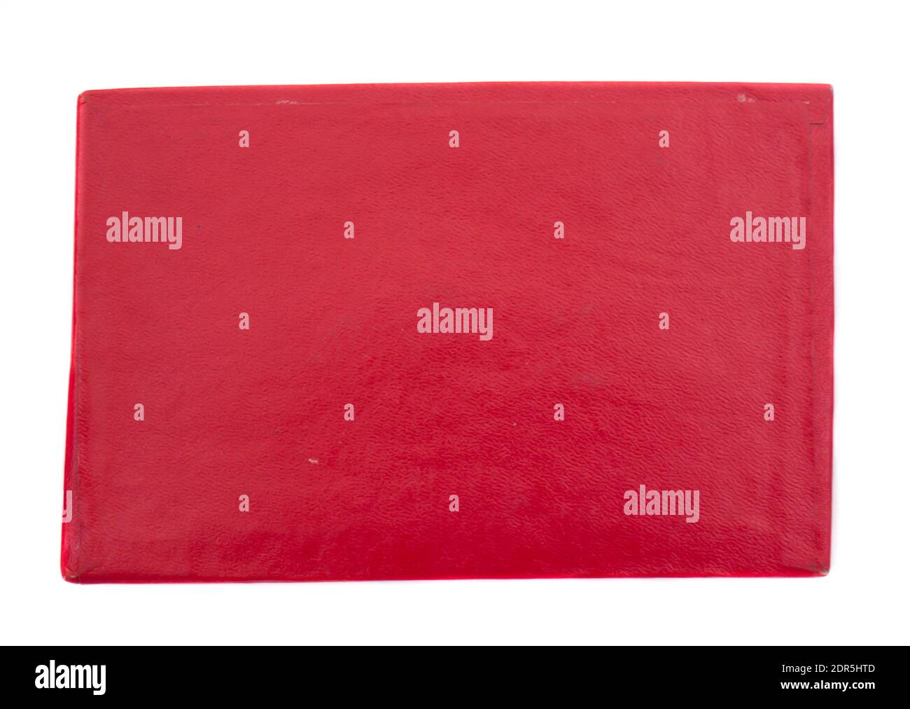 The red box from metal spoon object. Stock Photo