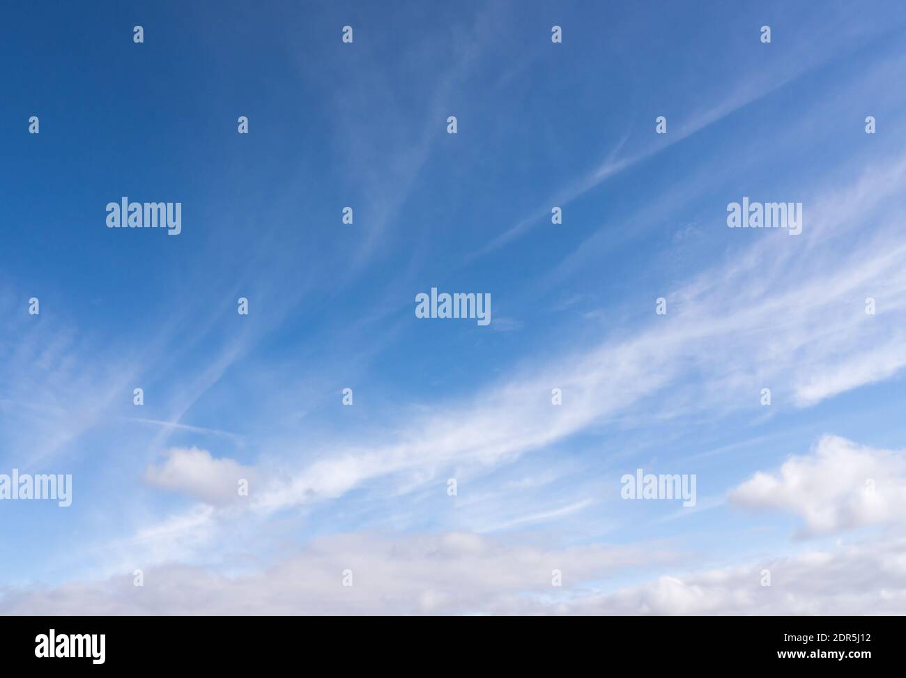 The white clouds background and texture. Stock Photo