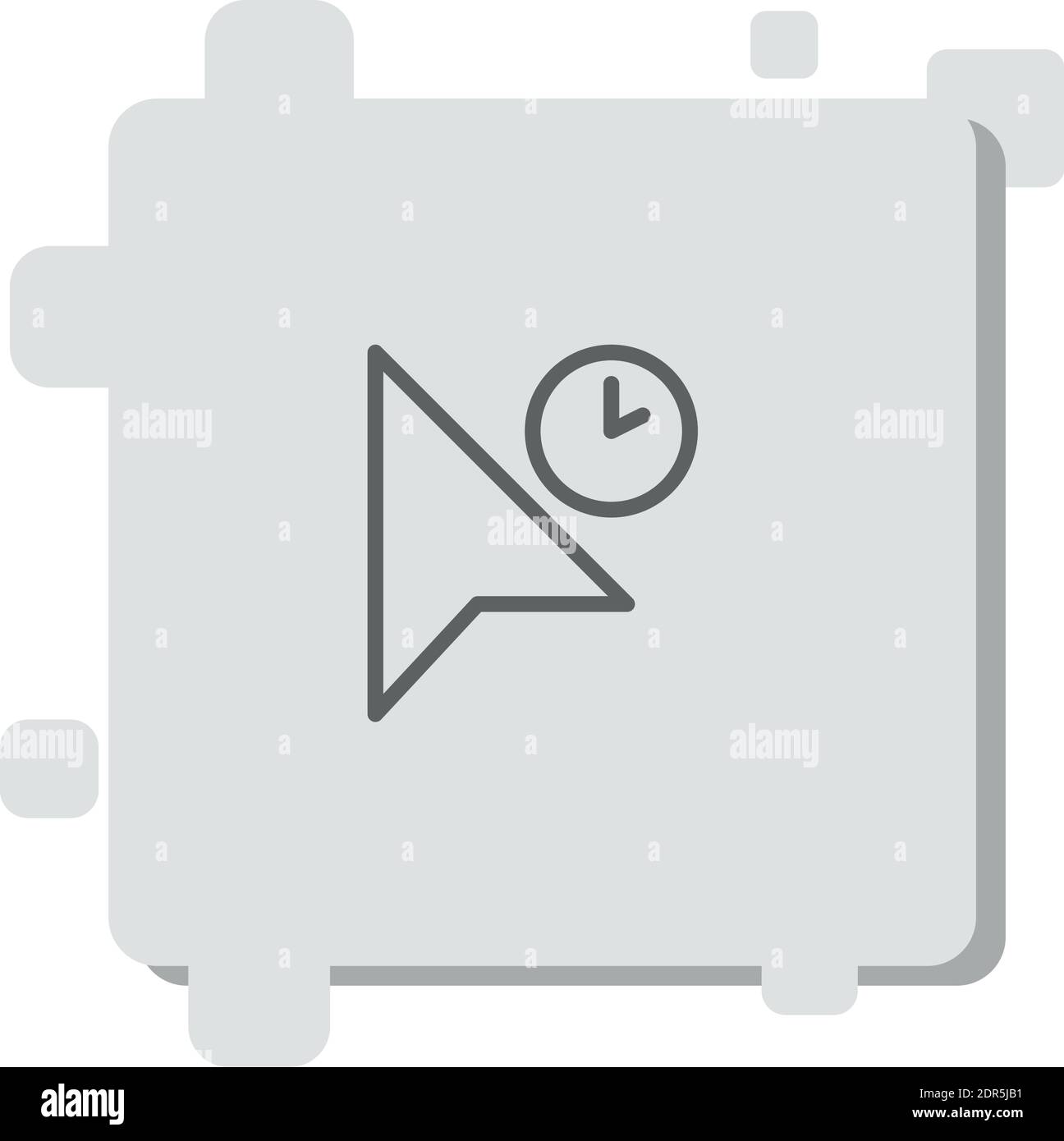 cursor vector icon modern simple vector illustration Stock Vector Image ...