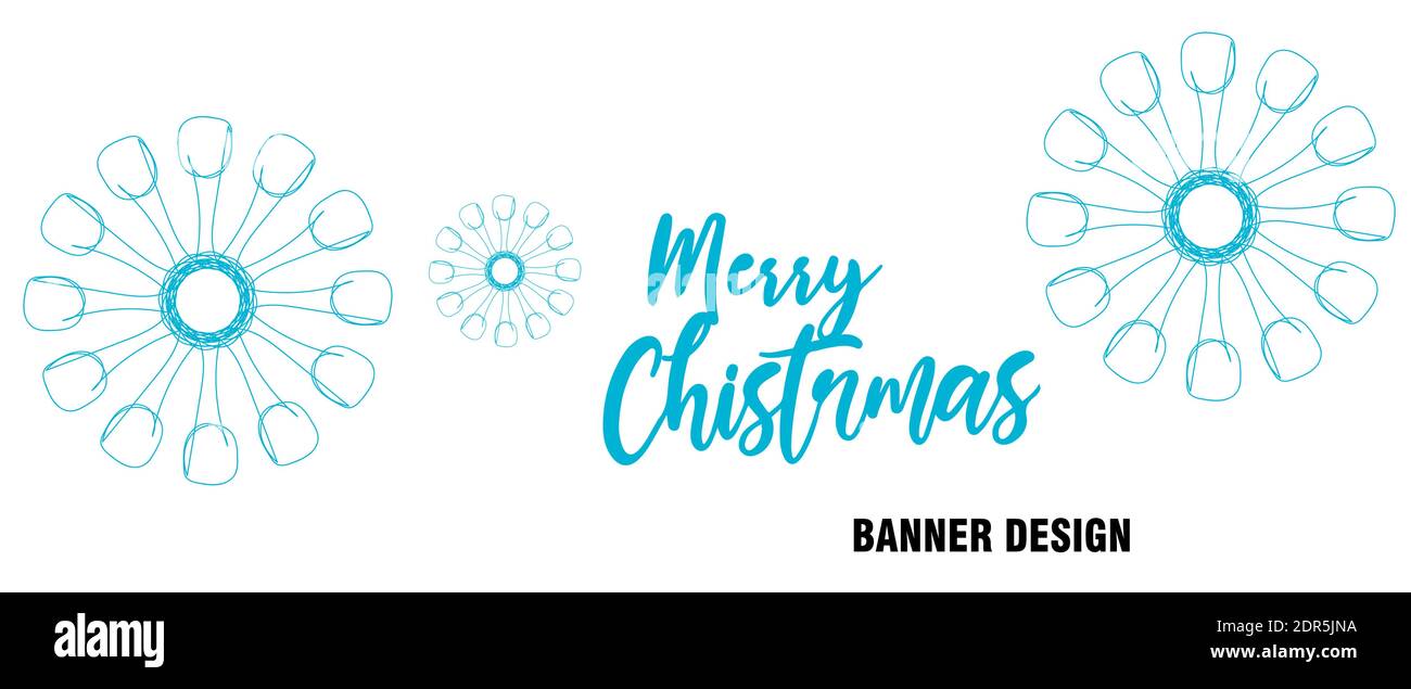 Merry Christmas Calligraphic Lettering background design Stock Vector ...