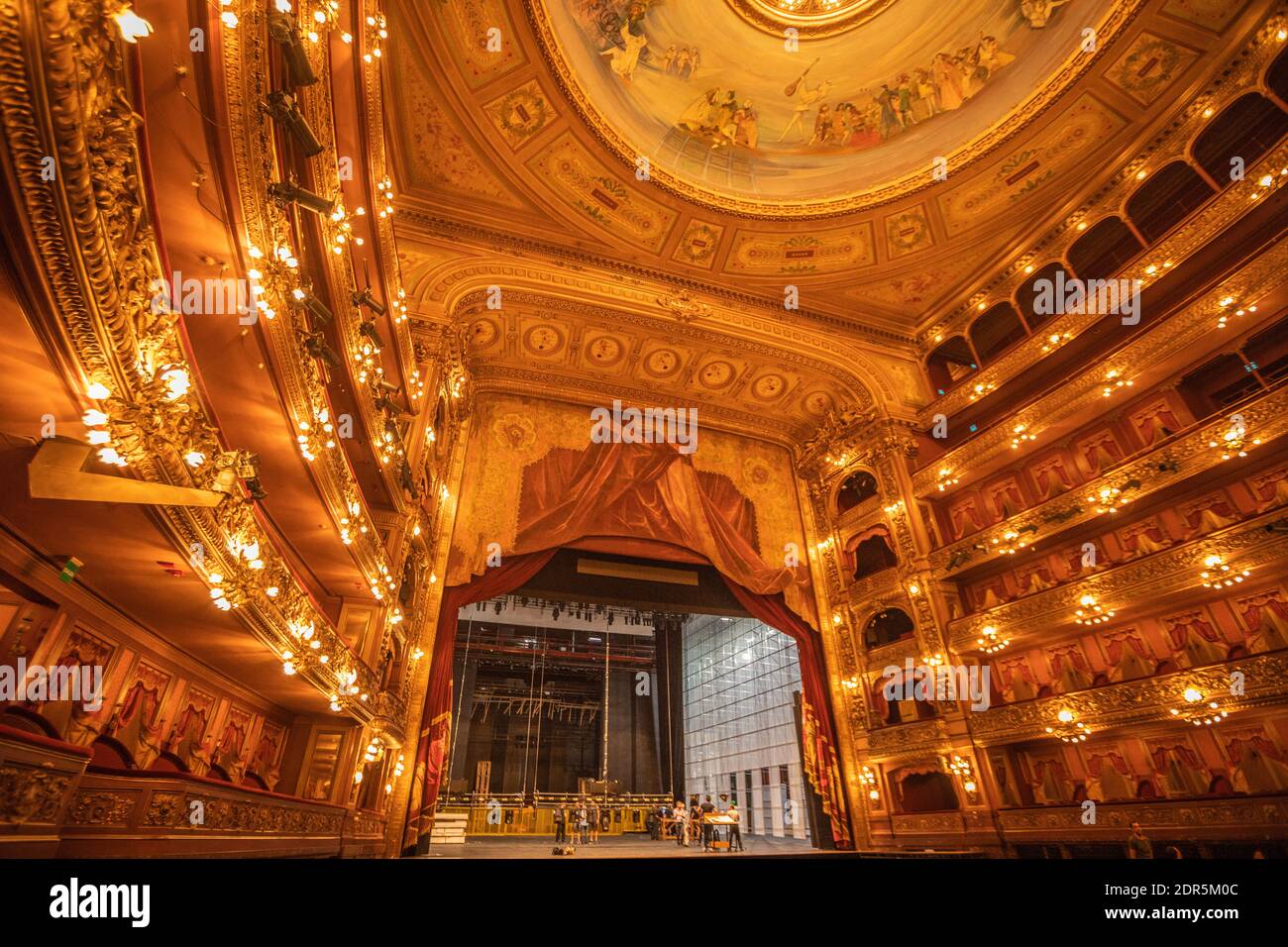 Nice Teatro Colon in Buenos Aires Stock Photo