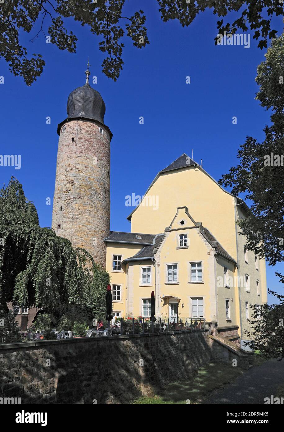 Das Eisfelder Schloß in Eisfeld, Landkreis Hildburghausen, Thüringen, Deutschland    /   the palais of Eisfeld, district of Hildburghausen, Thuringia, Stock Photo