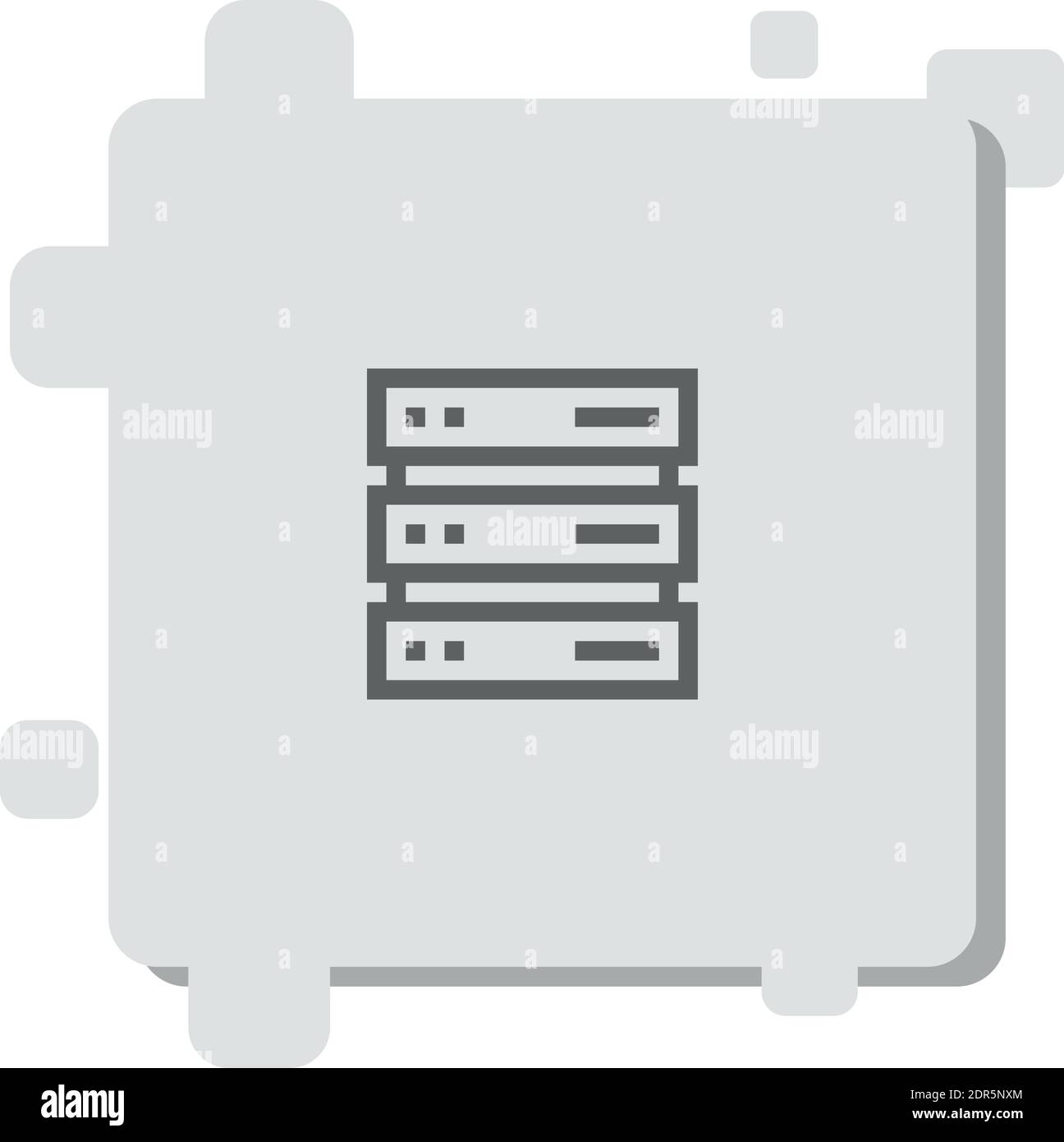 server vector icon modern simple vector illustration Stock Vector Image ...