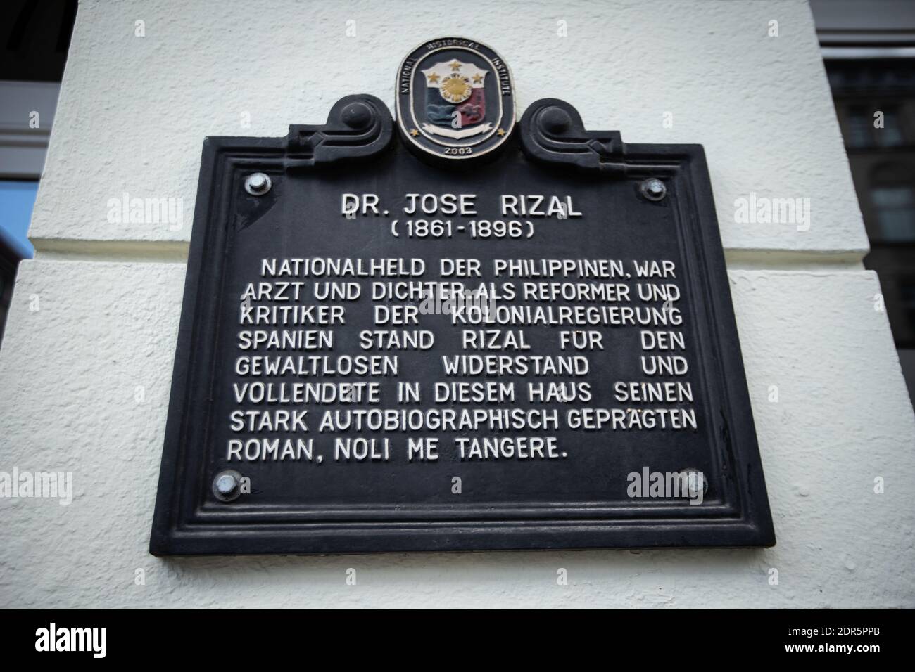 Jose Rizal House in Berlin Germany Stock Photo