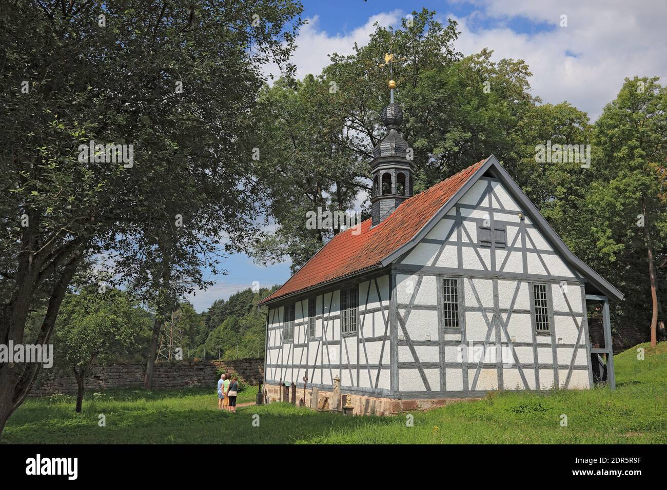 Hennebergisches Freilichtmuseum beim Kloster Veßra, Landkreis Hildburghausen, Thüringen, Deutschland   /   the Hennebergische Open-air-museum near mon Stock Photo