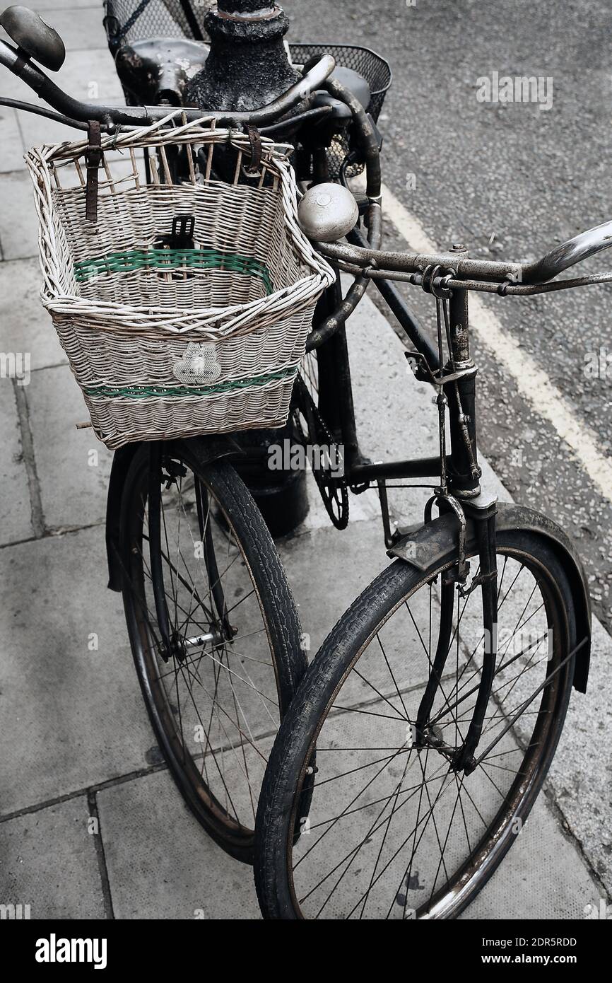 GREAT BRITAIN / London / Notting Hill / Bicycles at Portobello Market . Stock Photo