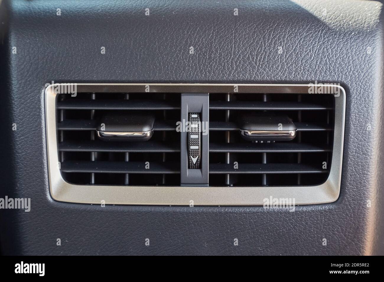 Car air vents closeup Stock Photo