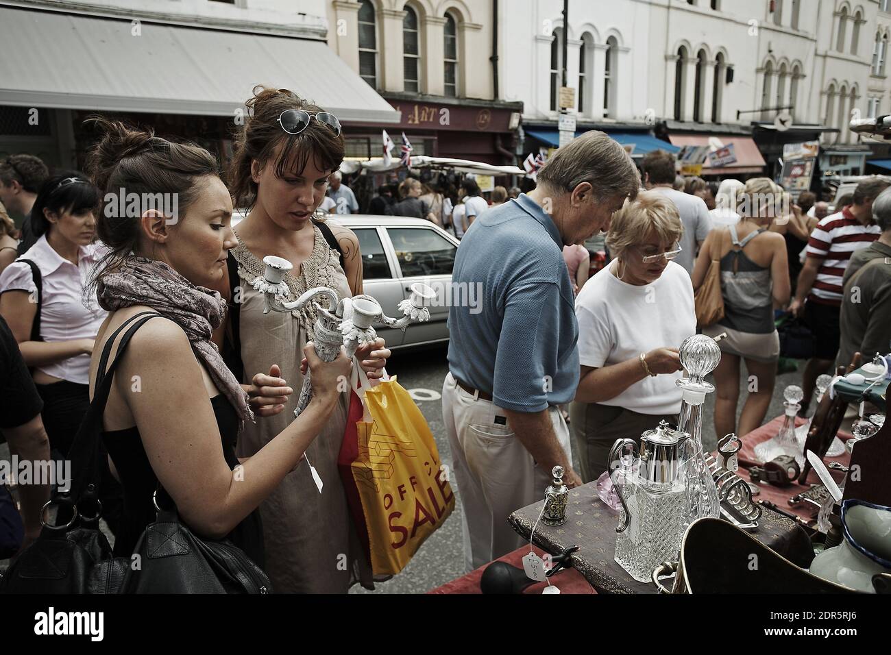 Portobello Road Market, in the Notting Hill district of London, Great