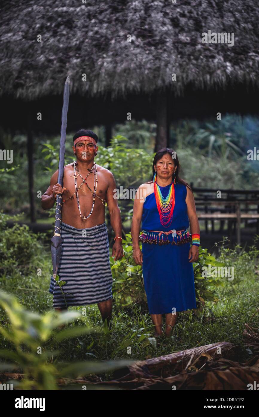 Shuar Territory, Amazon, Ecuador Stock Photo
