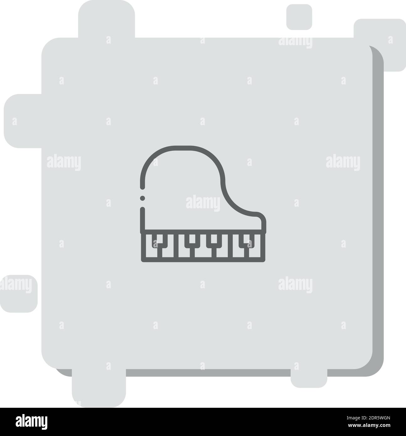 piano vector icon modern simple vector illustration Stock Vector Image ...