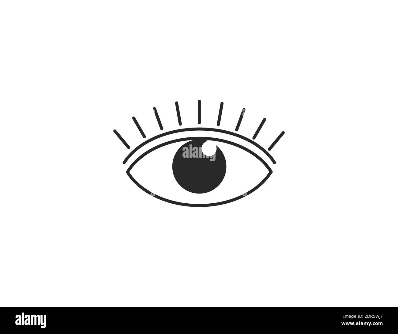 Vector illustration. Watch eye icon Stock Vector Image & Art Alamy
