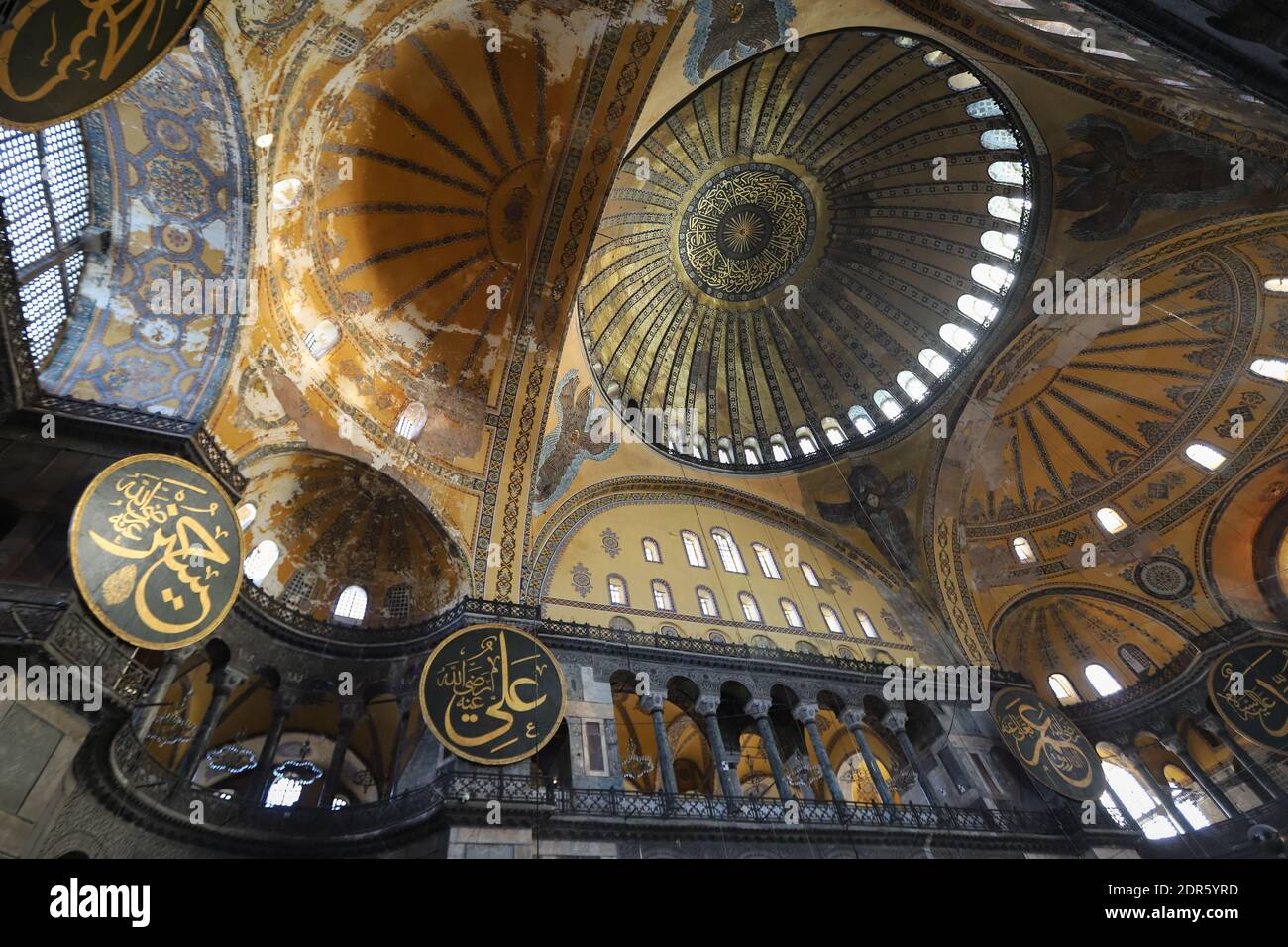 Hagia Sophia Mosque in Sultanahmet, Istanbul City, Turkey Stock Photo ...
