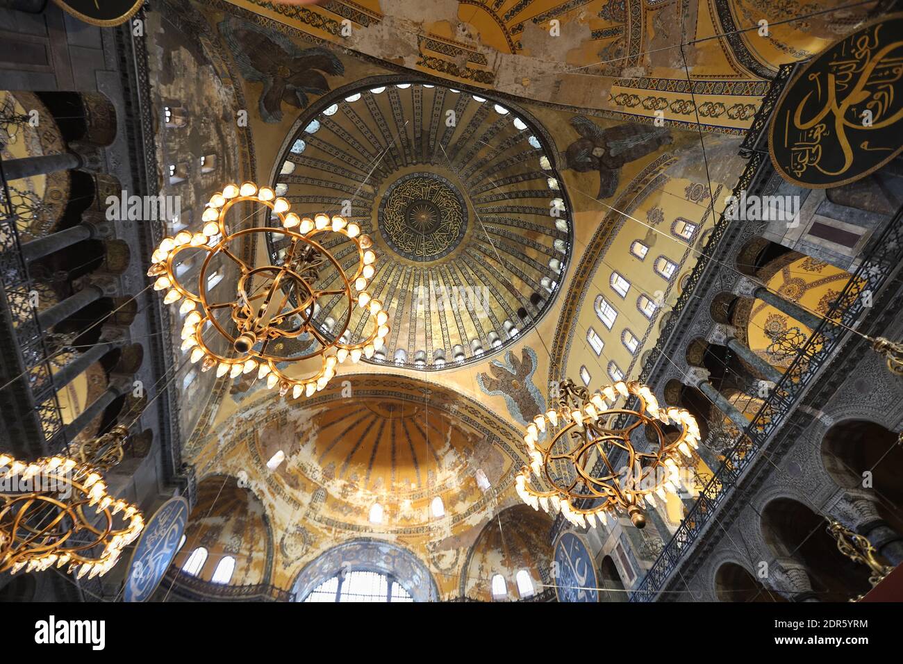 Hagia Sophia Mosque in Sultanahmet, Istanbul City, Turkey Stock Photo ...