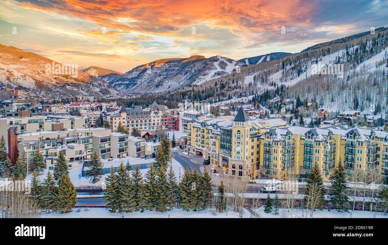 Downtown vail colorado hires stock photography and images Alamy