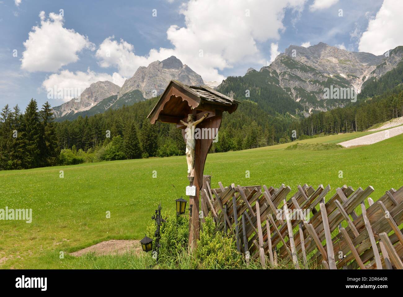 Hochkoening mountain range in Salzburger Land Stock Photo