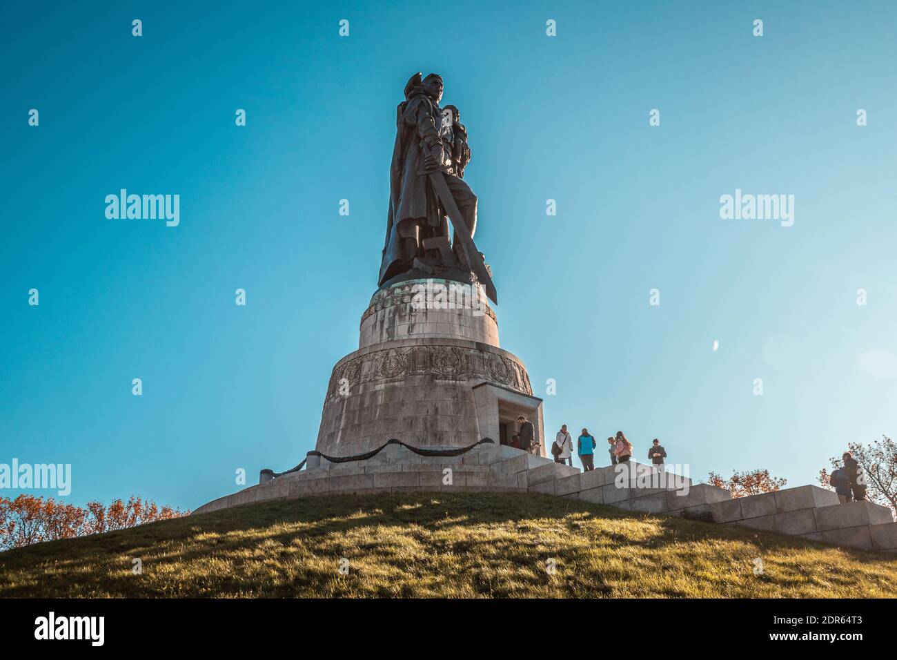 Soviet monument in Berlin Treptower park Stock Photo