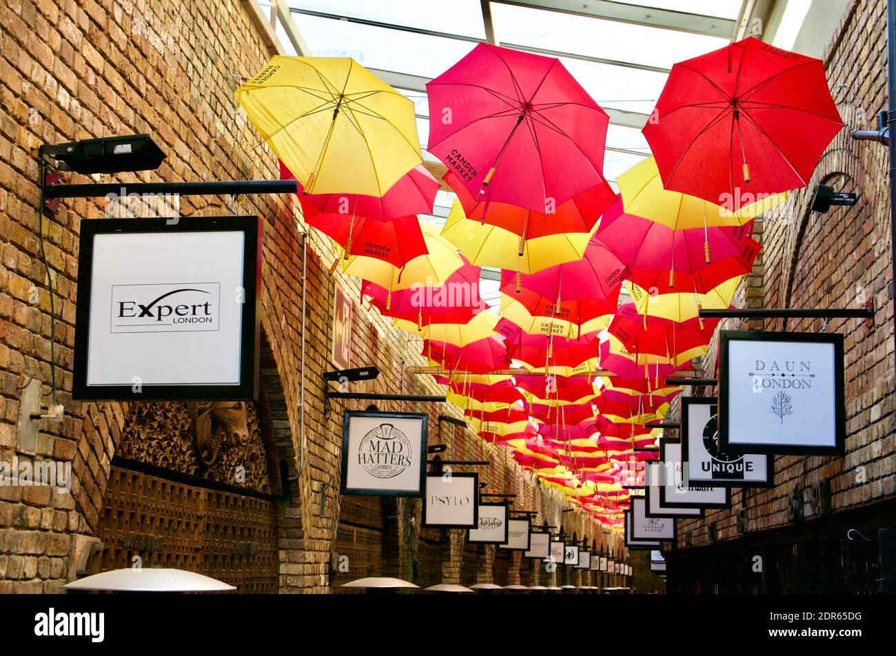 Umbrella in camden market hires stock photography and images Alamy