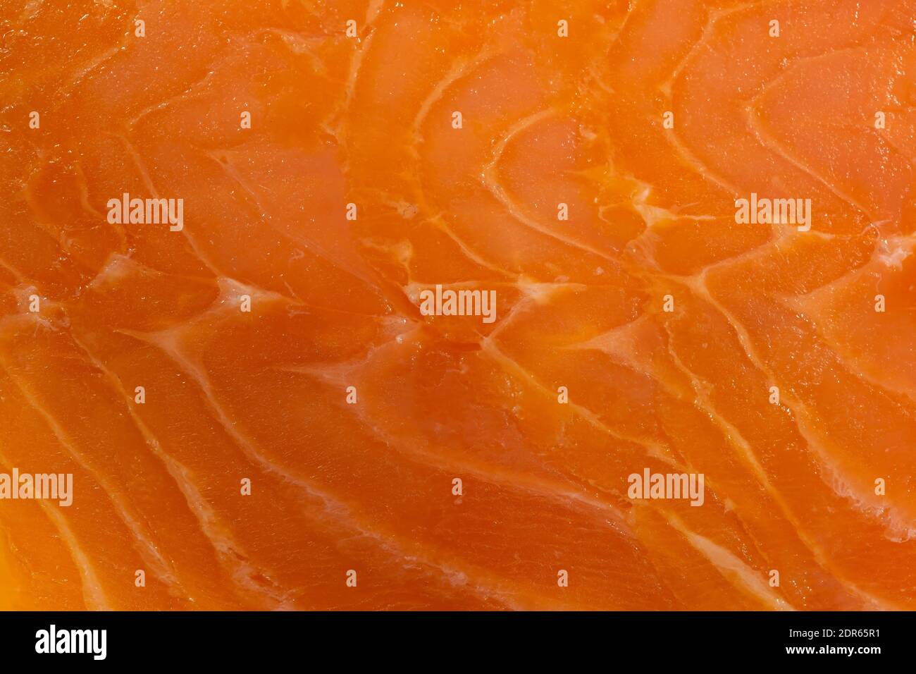 Smoked salmon texture close up Stock Photo