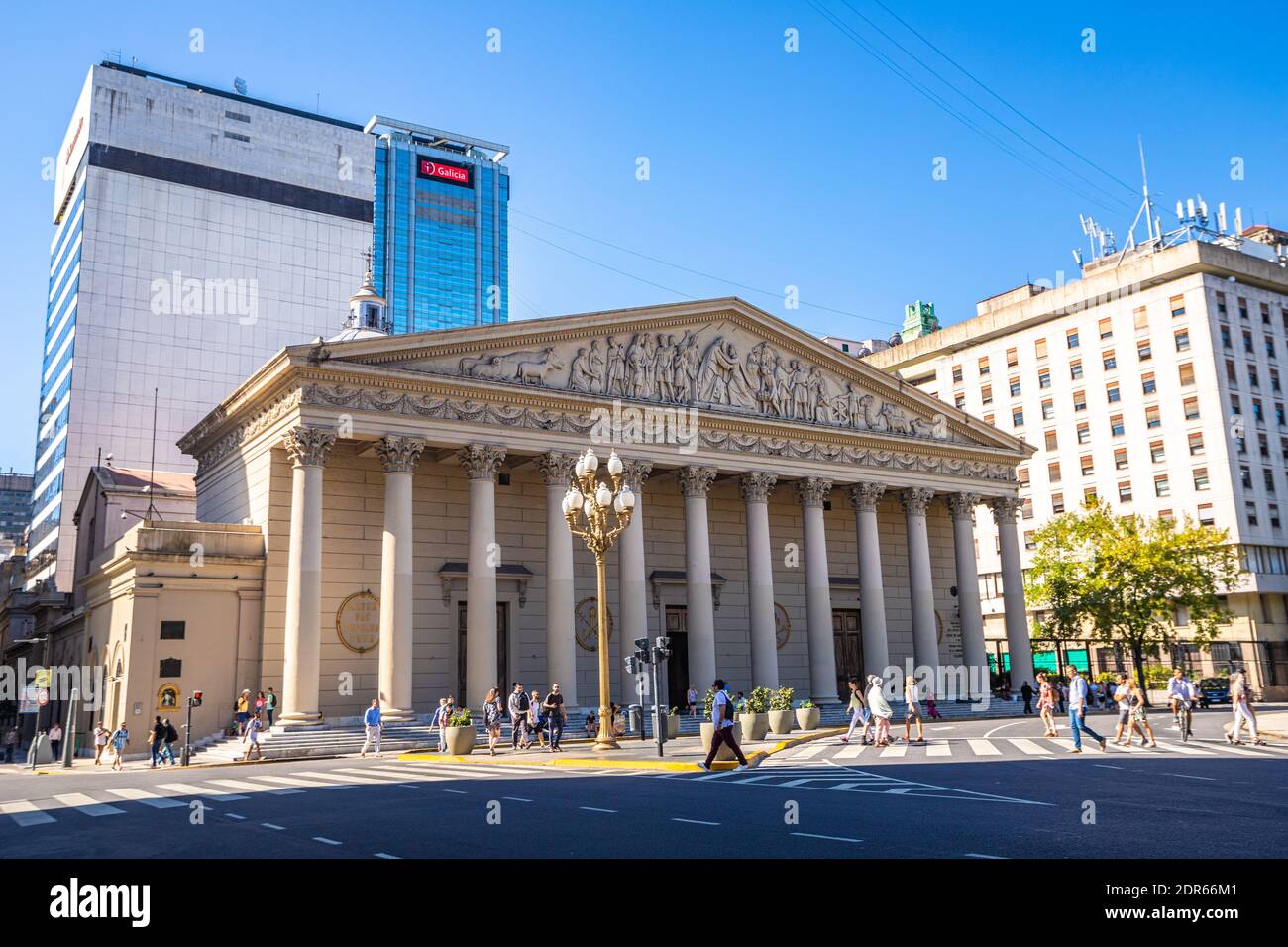 View of Buenos Aires Cathedral Stock Photo