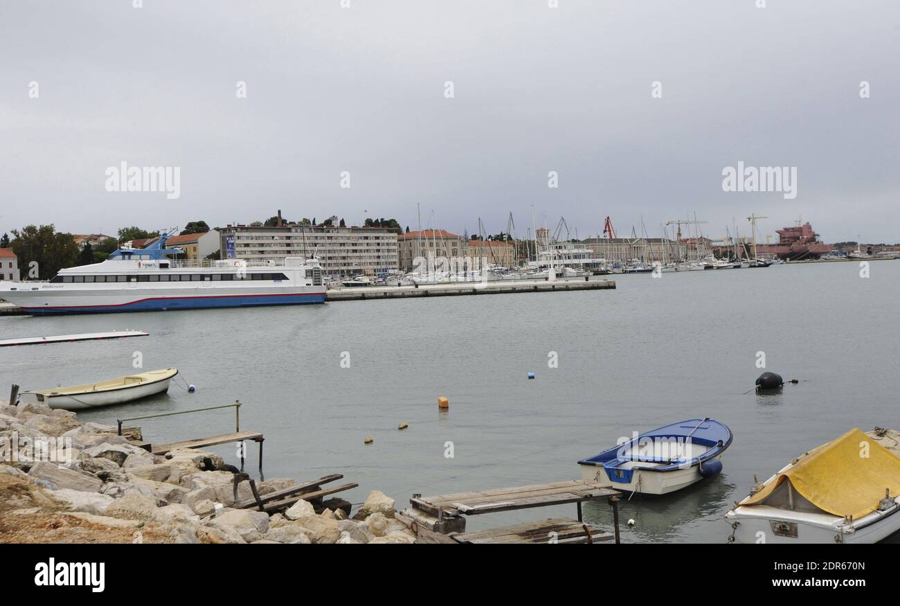 a cargo port in Pula on the Istria peninsula, Croatia Stock Photo Alamy