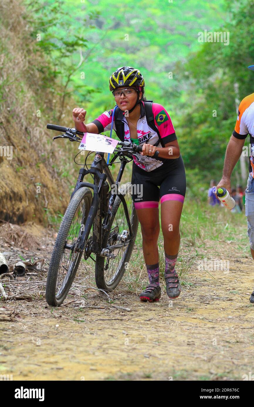 Paudalho, Brazil. 20th Dec, 2020. It happened this Sunday (20), the VII Desgarrado MTC XCM, a cycling event that takes place on a trail through the forest, which starts at Hotel Meteora, which is located at KM 17 of Aldeia, in Paudalho, PE. Credit: Marcelino Luis/FotoArena/Alamy Live News Stock Photo