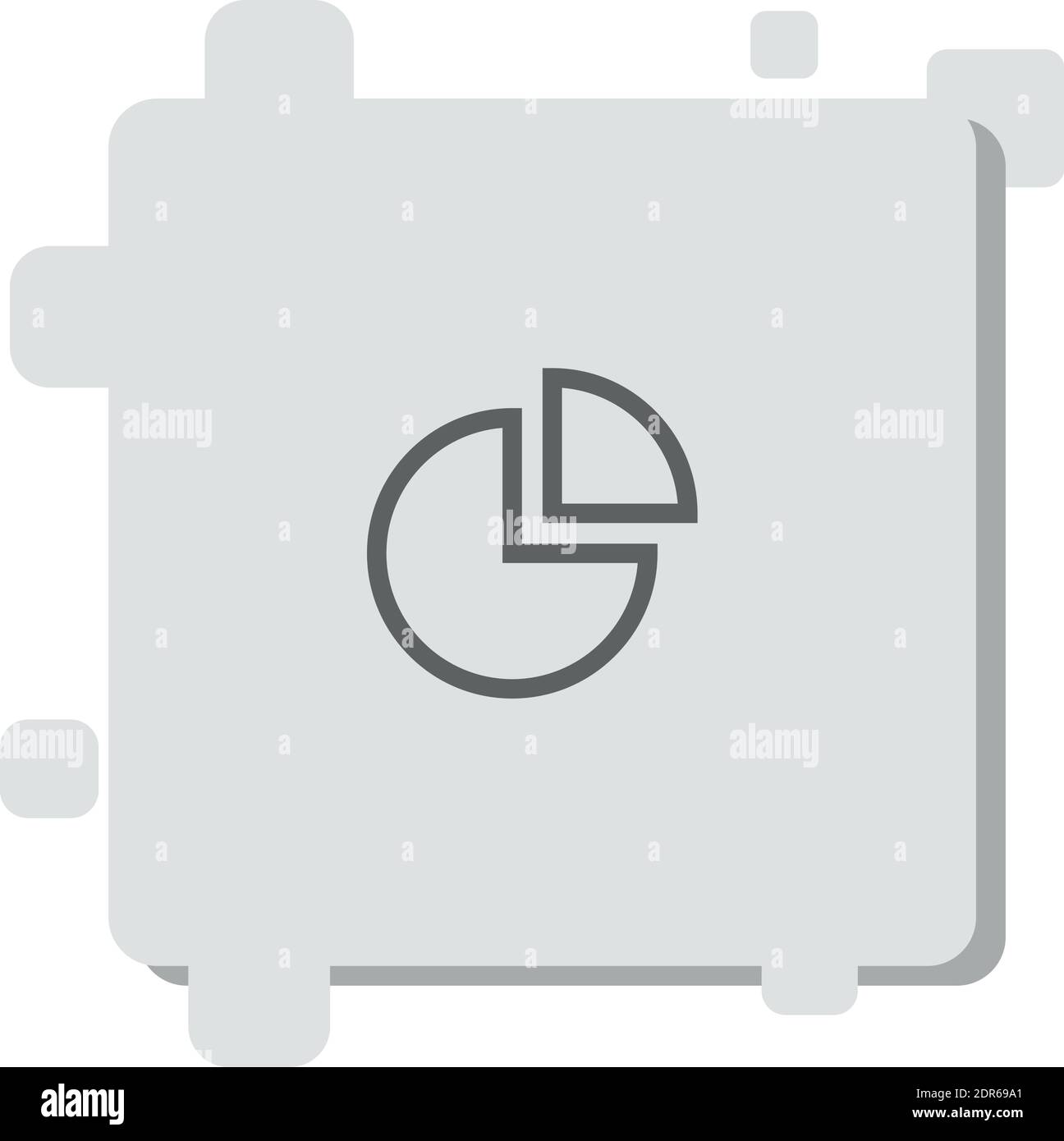 pie chart vector icon modern simple vector illustration Stock Vector ...