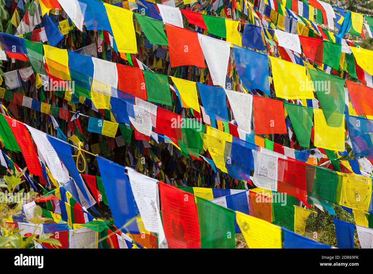 Prayer flags in Nepal Stock Photo Alamy
