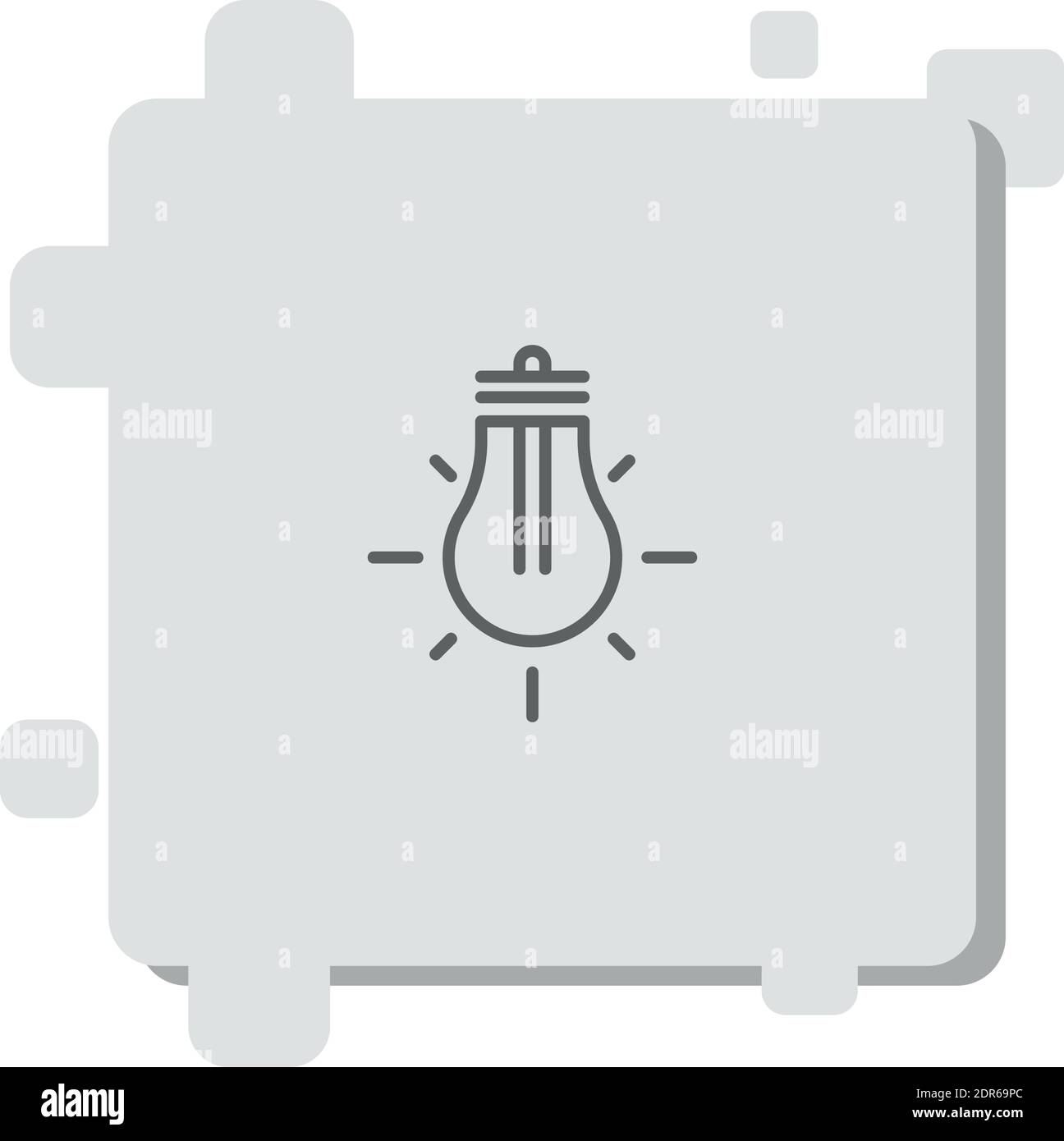 light bulb vector icon modern simple vector illustration Stock Vector ...