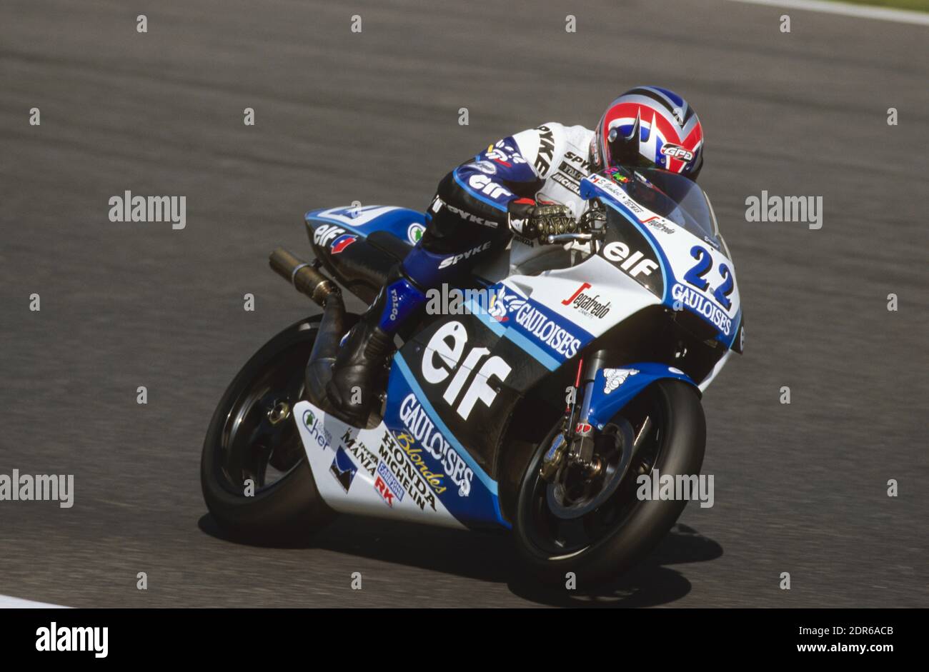 Sébastien Gimbert (FR), Tecmas Honda Elf, Japanese GP 1998, Suzuka Stock Photo