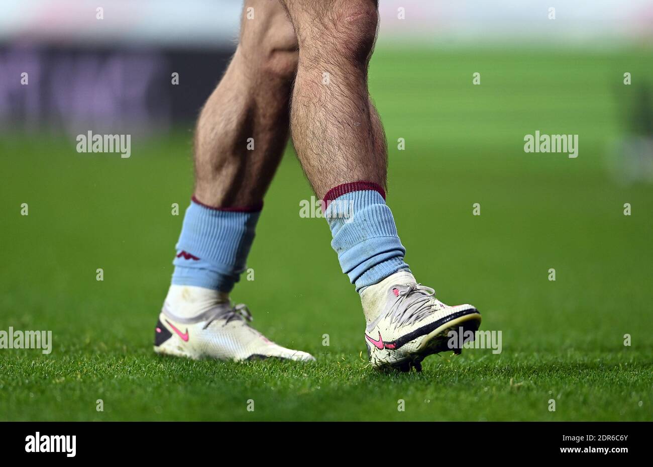 Detail of the boots and socks of Aston Villa's Jack Grealish during the  Premier League match at The Hawthorns, West Bromwich Stock Photo - Alamy