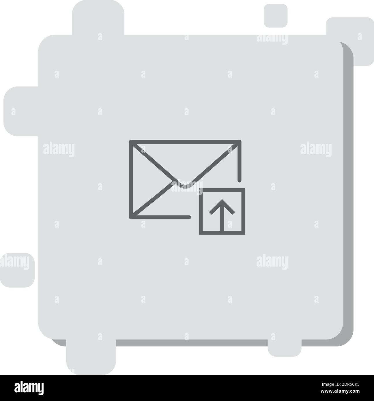 mail vector icon modern simple vector illustration Stock Vector Image ...