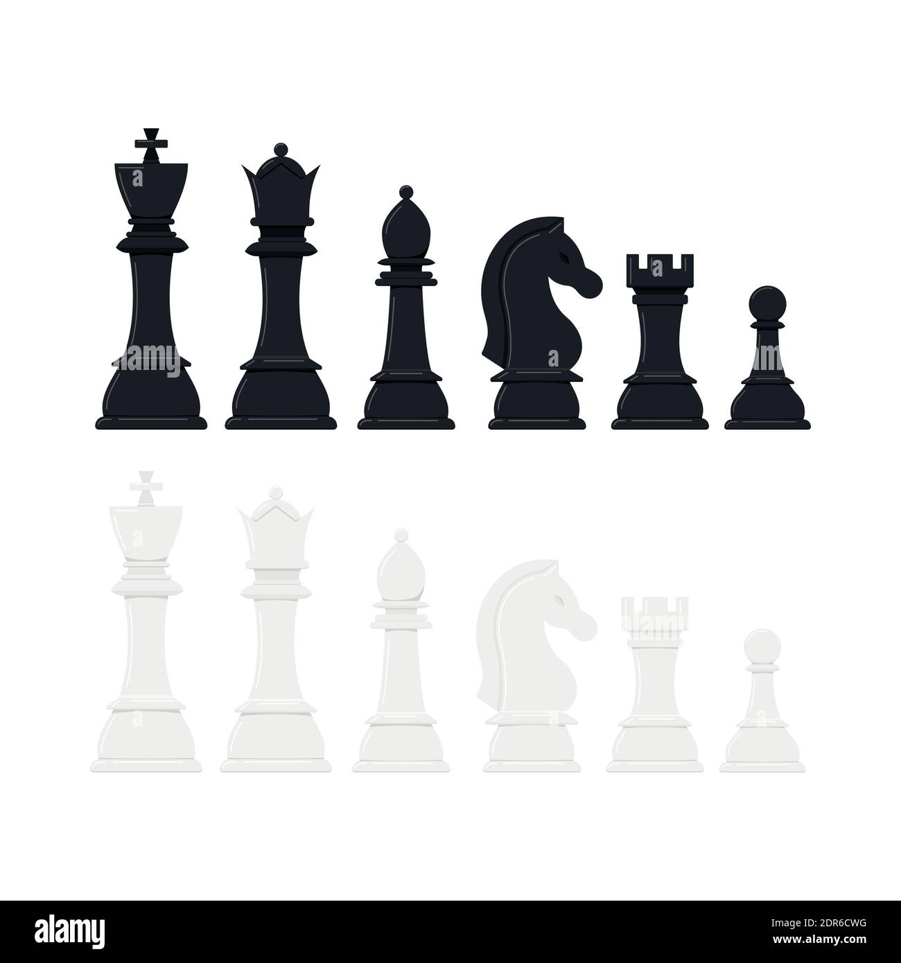 Premium Vector  Vector single cartoon illustration white rook chess figure