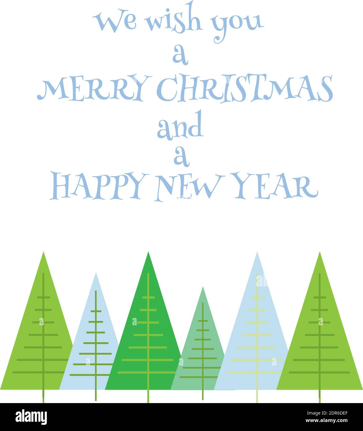 vector illustration of Merry Christmas and Happy New Year background ...
